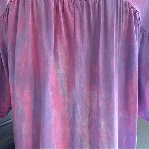 Revolve Gypsy 05 tie dye caftan Dolan tunic top - Picture 12 of 13